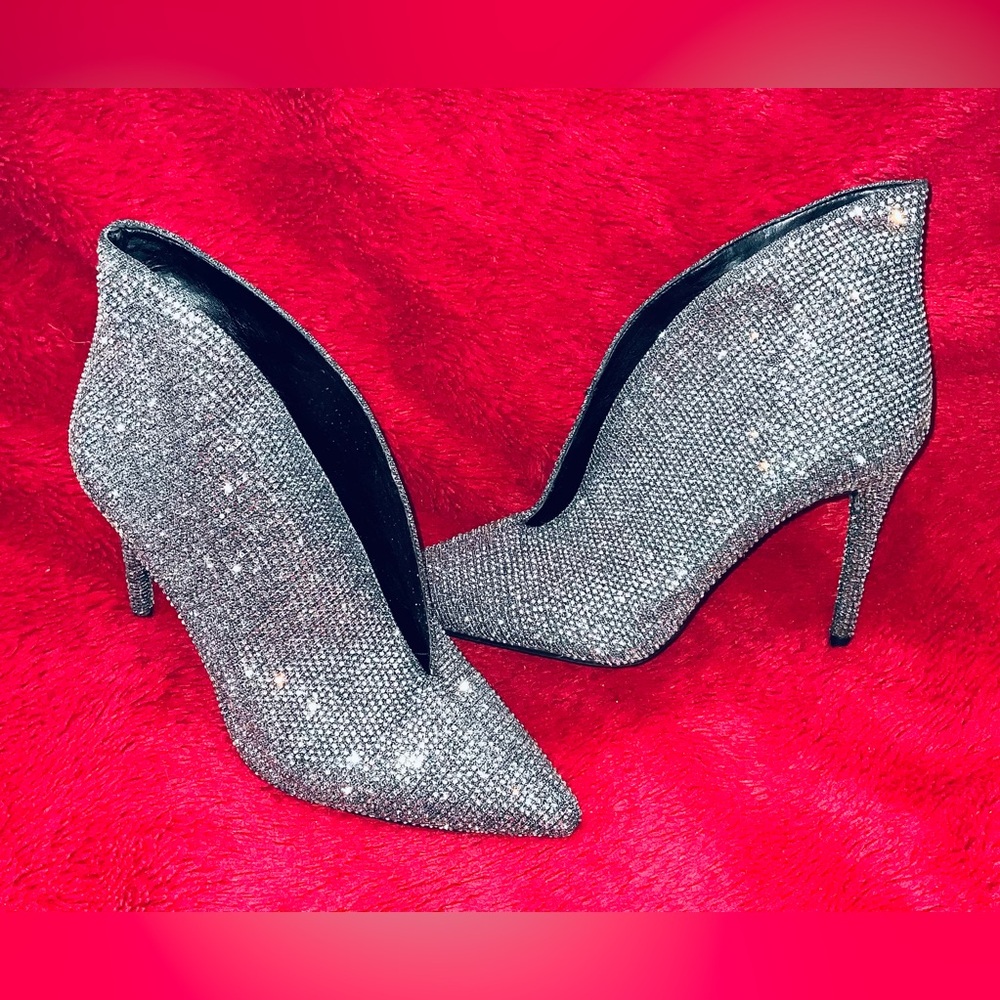 Jessica Simpson Silver Heels